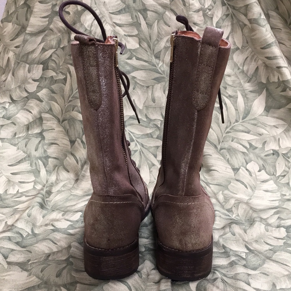 Unity In Diversity Brown Shimmer Boots - image 4